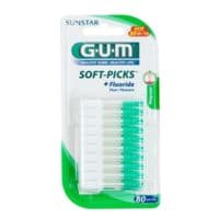 Gum Soft Picks + Fluoride Fluor X80 Regular - Gum Sunstar France
