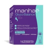 Manhaé Gluco Balance Poudre 20 Sachets - Nutrisanté