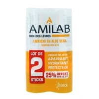 Amilab Stick Aloe Vera Lot de 2 - Merck Médication Familiale
