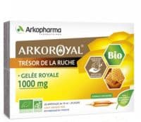 Arkoroyal Gelée Royale Bio 1000 Mg Solution Buvable 20 Ampoules/10Ml - Arkopharma