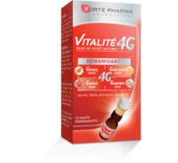 Vitalité 4G Dynamisant Solution Buvable 10 Shots/10Ml - Forte Pharma