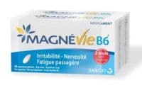 Magnevie B6 100 Mg/10 Mg Comprimés Pelliculés 2Plq/60 (120)Magnésium Citrate ; Pyridoxine Chlorhydrate - Magné B6