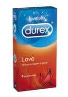 Durex Love Préservatif Avec Réservoir Lubrifié B/6