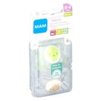 Sucette Mam Anatomique Silicone 0-6 Mois X 2 - Mam Baby France