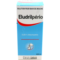 Eludrilperio 0,2 %, Solution pour Bain de Bouchechlorhexidine