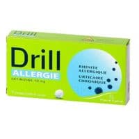 Drill 10 Mg Comprimés à Sucer Allergie Cétirizine Plq/7Cétirizine Dichlorhydrate