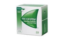Nicorette 2 Mg Gom à Mâcher Médic Sans Sucre Menthe Fraîche Plq/210Gomnicotine