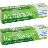 Homeodent Soin Complet Dents et Gencives Anis 2 Tubes 75Ml, Laboratoire Boiron
