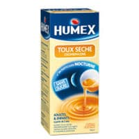 Humex 0,33 Mg/Ml Solution Buvable Toux Sèche Oxomemazine Sans Sucre Édulcorée à l'Acésulfame Potassique Fl/150Mloxomémazine - Humer