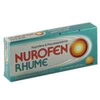 Nurofen Rhume, Comprimé Pelliculéibuprofène + Pseudoéphédrine
