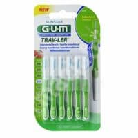 Gum Trav-Ler Interdental Brush 1.1 Mm Vert 6 Brossettes - Gum Sunstar France