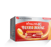 Vitalité 4G Ultra Boost Comprimés Effervescents B/20 - Forte Pharma