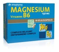 Arkovital Magnésium Vitamine B6 Gélules B/60 - Arkopharma