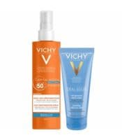 Vichy Capital Soleil Spf50+ Spray Anti-Déshydratation Beach Protect 200Ml+Après Soleil