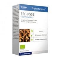 Phystostandard Réglisse Bio 20 Gélules - Pileje