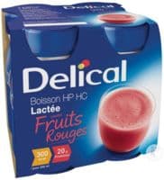 Delical Boisson Lactee Hp Hc Fruits Rouges 200 Ml X 4