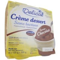 Delical Creme Dessert Hp Hc Sans Lactose, Pot 200 G X 4 - Délical