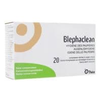 Blephaclean Compresses Stériles Nettoyantes Par 20 - Théa Pharma