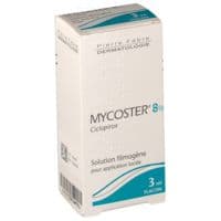 Mycoster 8 pour Cent, Solution Filmogène pour Application Locale en Flaconciclopirox