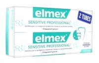 Elmex Sensitive Professional Dentifrice Soulagement Immédiat, Tube 75 Ml X 2