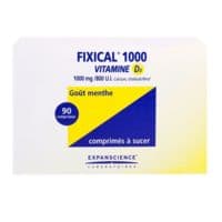 Fixical Vitamine D3 1000 Mg/800 U.I., Comprimé 3Pilul/30 (90)Calcium + Cholécalciférol - 3 Pilulier(S) Polyéthylène de 30 Comprimé(S)