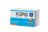 Nicopass 1,5 Mg Pastille Sans Sucre Réglisse Menthe Plq/96Nicotine Catiorésine Carboxylate