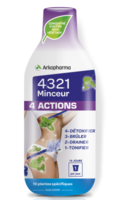 4321 Minceur 4 Actions Solution Buvable Fl/280Ml - Arkopharma