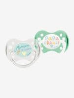 Dodie Duo - Sucette Anatomique Silicone 0-6Mois - Papa Maman B/2