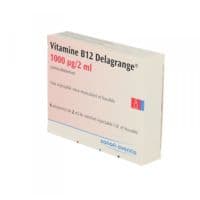 Vitamine B12 Delagrange 1000 ΜG/2 Ml, Solution Injectable (Im) et Buvablevitamine B12 - Cyanocobalamine - 6 Ampoule(S) en Verre de 2 Ml