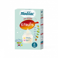 Modilac Céréales Farine 6 Fruits à Partir de 8 Mois B/300G
