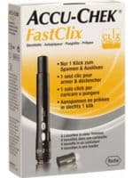 Accu Chek Fastclix - Piqueur + Lancet 1X6 - Accu-Chek
