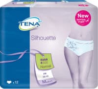 Tena Silhouette Normal, Large, Taille 46 - 56 , Sac 10