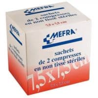 Mefra, 7,5 Cm X 7,5 Cm, Sachet de 2, 50 Sachets, Bt 100 - 3M France