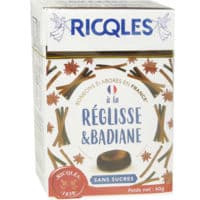 Ricqles Sucres Cuits Bonbon Réglisse Badiane Sans Sucre B/40G