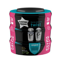 	
Tommee Tippee
Recharge Poubelle à Couches Twist 3 Recharges - Delatex